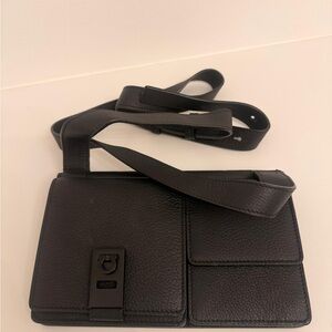 Salvatore Ferragamo Black Leather